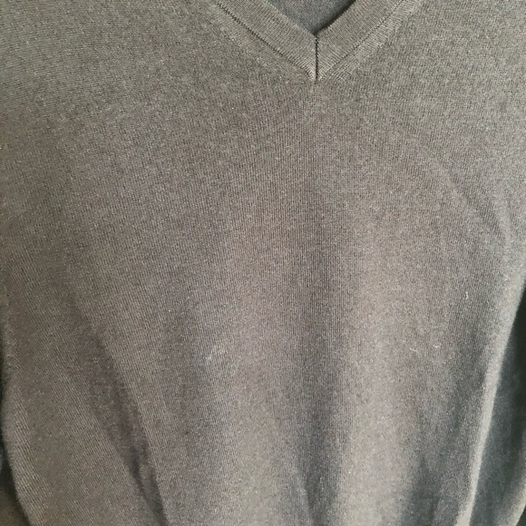 Chocolate Brown V-Neck Sweater - Picture 5 of 6